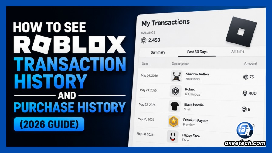 How To See Roblox Transaction History And Purchase History 2026 Guide Roblox Transaction Purchase History 2026 Guide 