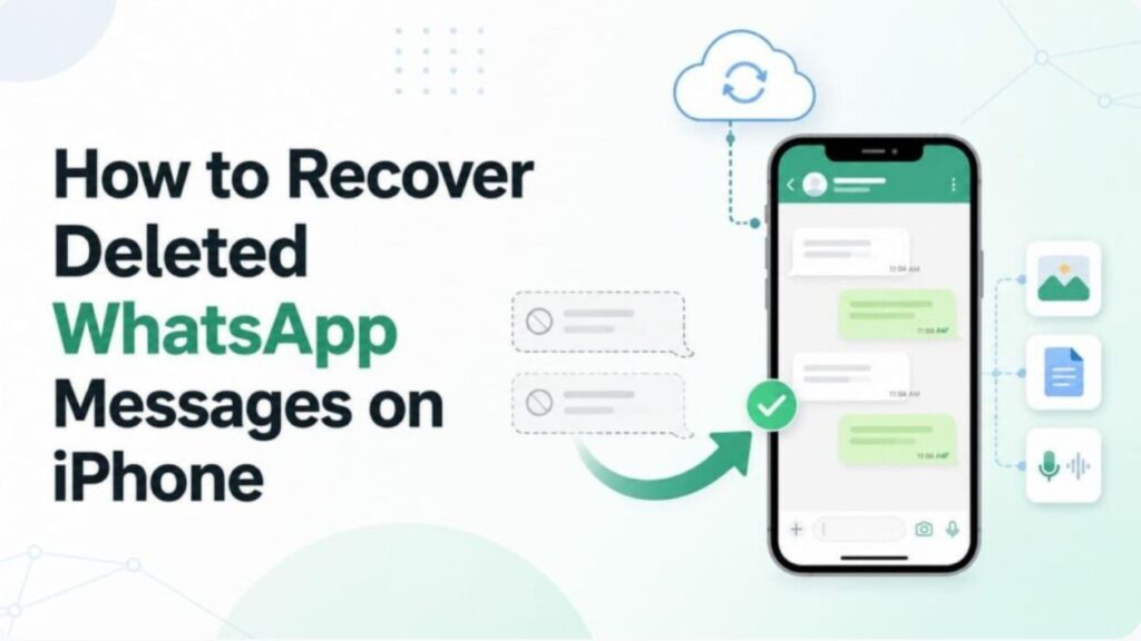 How to Recover Deleted WhatsApp Messages on iPhone 1 How to Recover Deleted WhatsApp Messages on iPhone