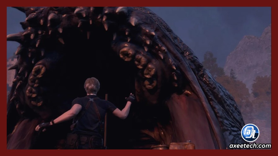 Resident Evil 4 Remake Del Lago boss fight