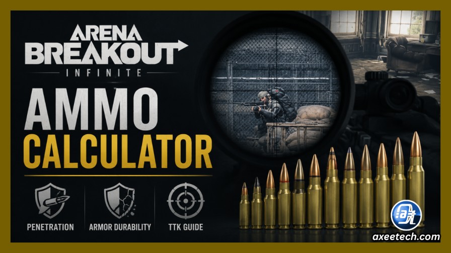 Arena Breakout Infinite ammo calculator and ballistics simulator interface