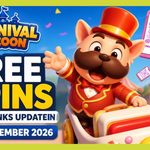 Carnival Tycoon free spins daily links hero