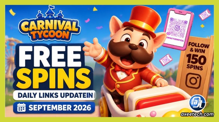 Carnival Tycoon free spins daily links hero