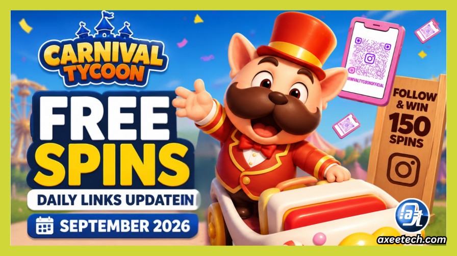 Carnival Tycoon free spins daily links hero