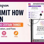 Comparison of Instagram "We limit how often" and "Action Blocked" popups