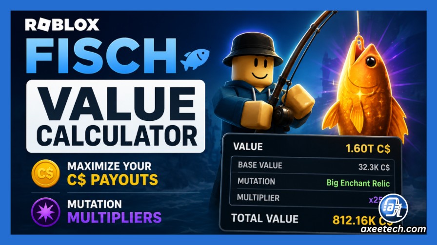 Roblox Fisch Value Calculator: Maximize Your C$ Payouts & Mutation Multipliers 1 Roblox Fisch value and price calculator interface dashboard