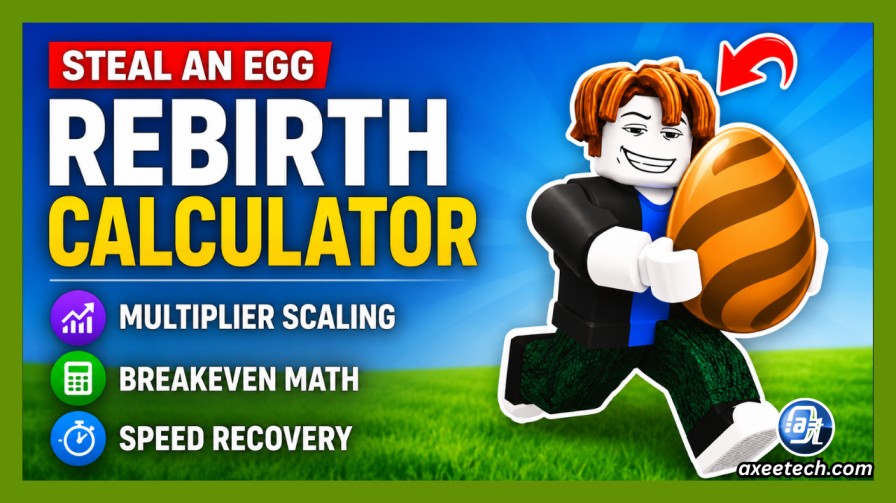 Steal An Egg Rebirth Calculator and ROI breakeven planner interface
