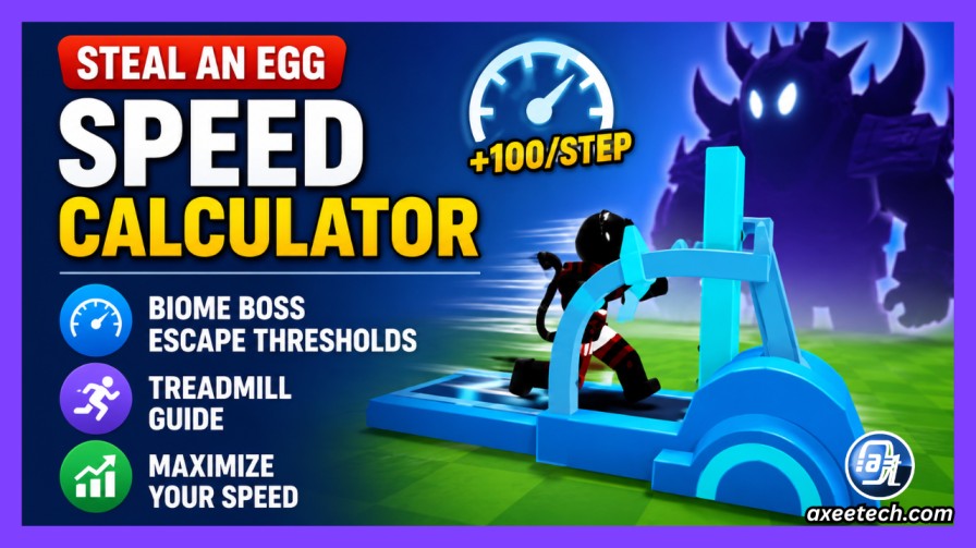 Steal An Egg Speed Calculator and Roblox treadmill speed planner interface