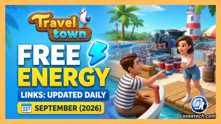 Travel Town free energy links daily updated