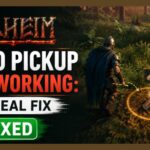 Valheim keyboard showing the V key for auto pickup