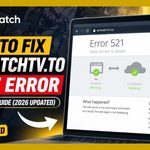Aniwatchtv.to host error 521 web server is down message displayed on a browser screen"