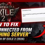 Path of Exile 2 disconnected from patching server error popup