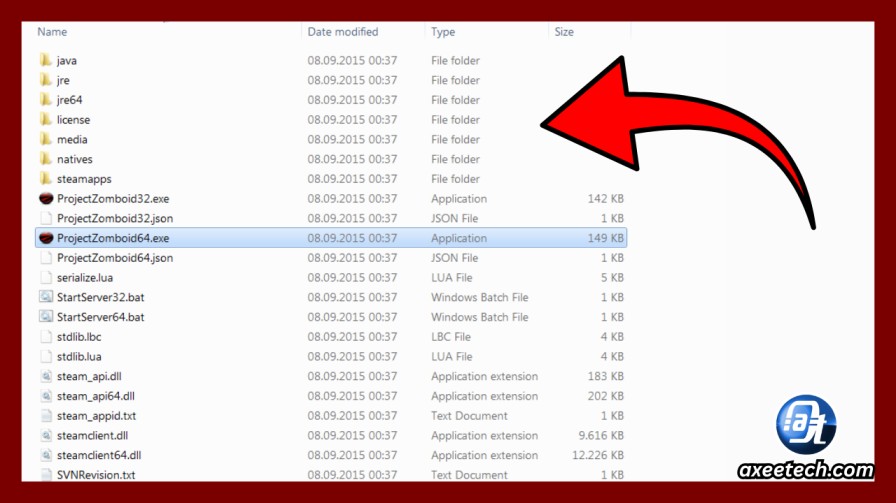 Locating ProjectZomboid64.json in game installation folder