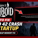 Project Zomboid console log showing OutOfMemoryError heap crash