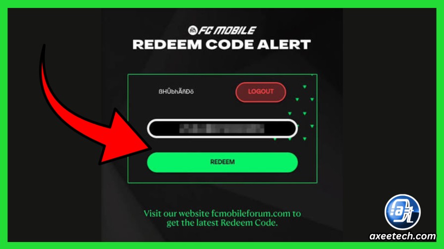 Official EA redemption website interface showing code entry field

