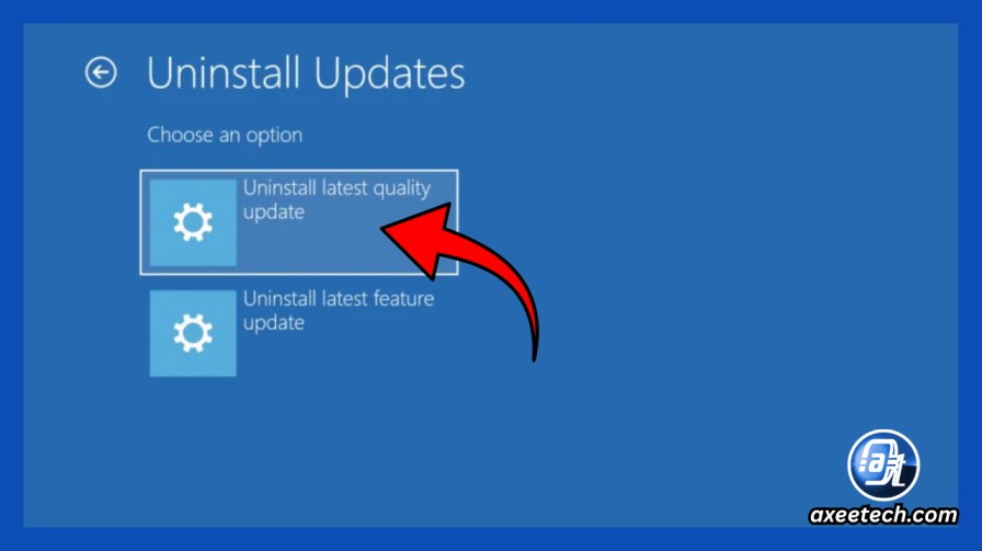Windows 11 Installed Updates screen showing option to uninstall updates